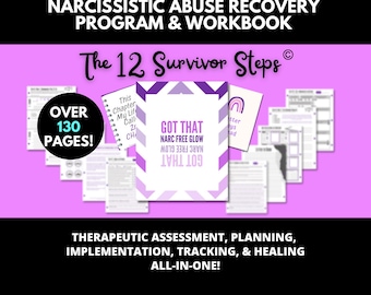 Narcissistic Abuse Recovery Workbook | Toxic Relationship & Narcissist Healing Journal | Recovering from Abusive Narcissistic Relationships