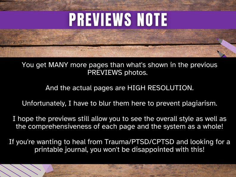 Trauma Recovery Journal: PTSD CPTSD Healing Workbook | Self-Help Therapy Worksheets for Guided Emotional Healing | Digital & Printable image 7