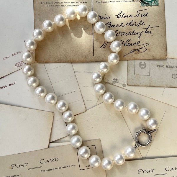 Faux Pearl Necklace - Etsy