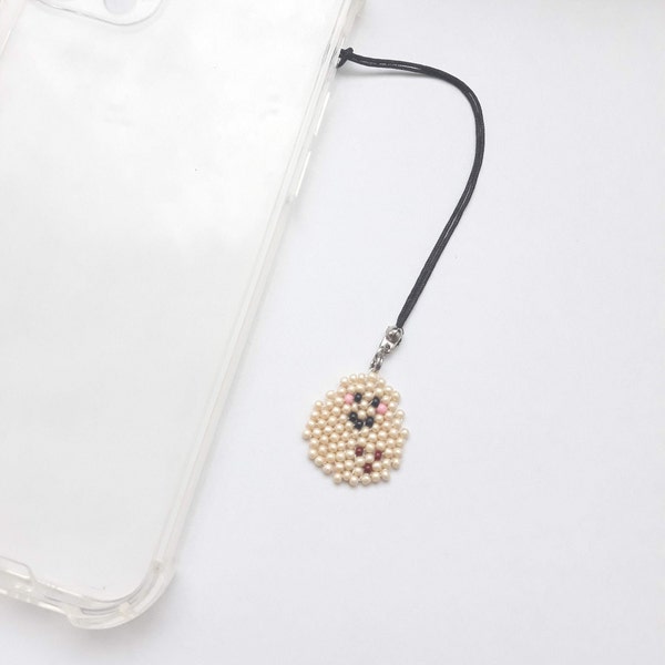 Potato Bead Phone Charm,Bead Phone Chain,Fun Phone Accessory,Potato