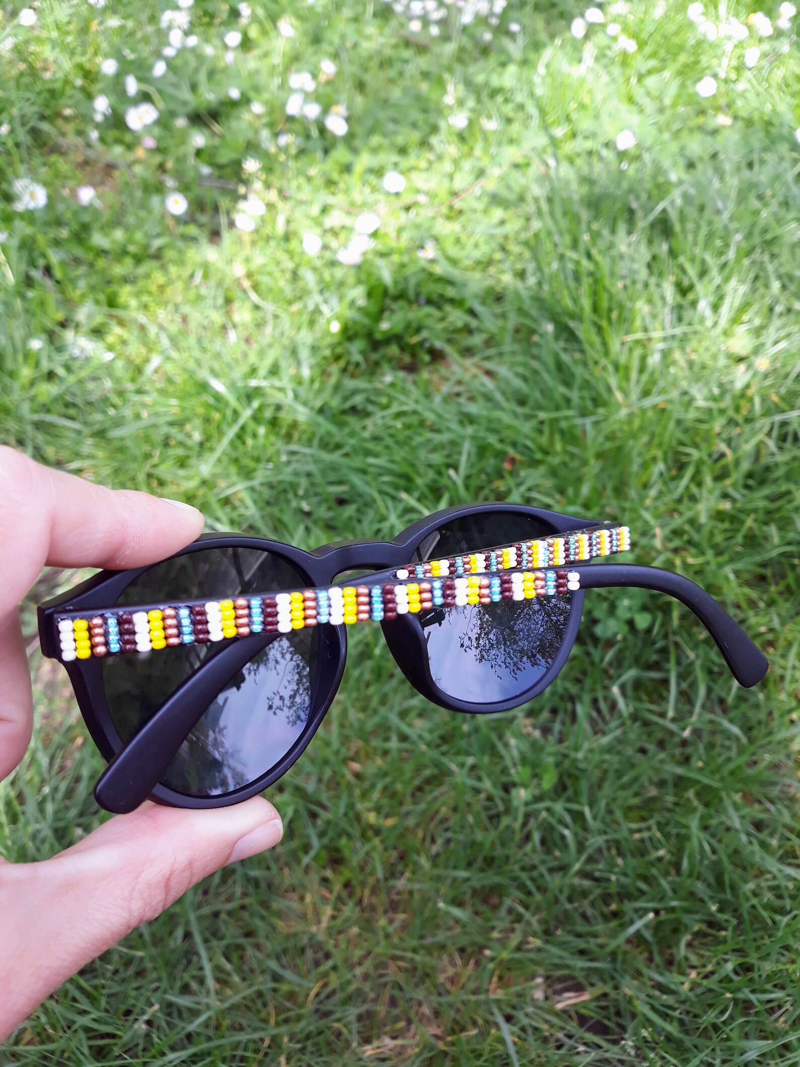 Beaded Sunglasses,hand Decorated Beaded Sunglasses,summer Accessories