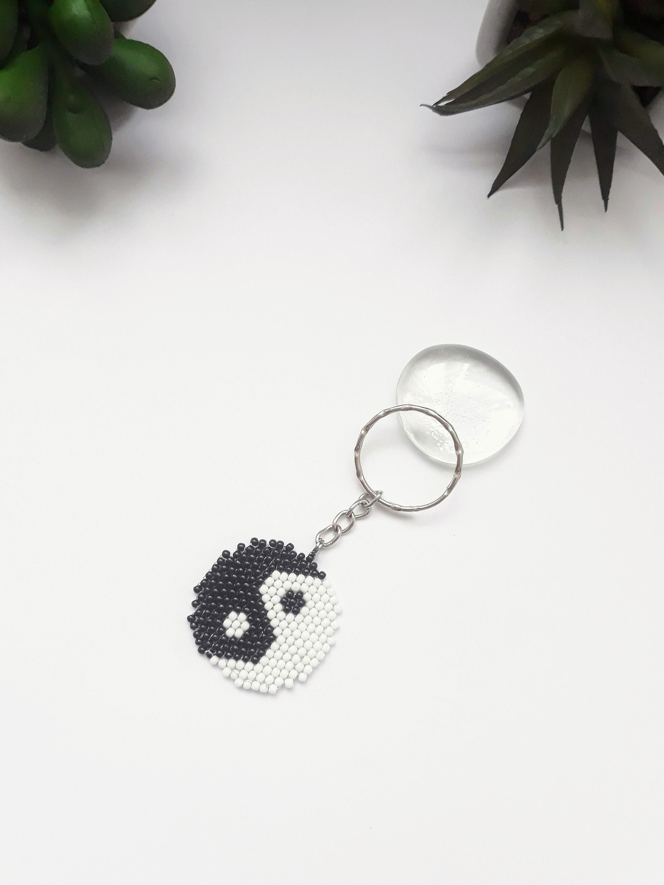 【Soulpussycat】 SOULBALL YIN-YANG keychain Yin Yang Keychain - Symbolic Jewelry with Personal Touch