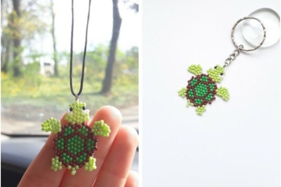 Turtle bead best sale keychain