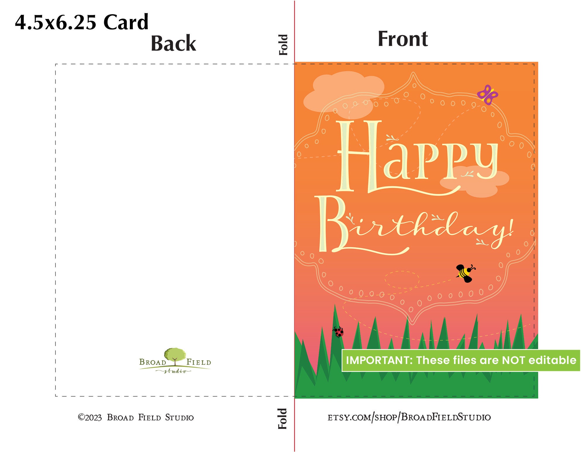 Happy Birthday Card, Birthday Card Printable, Pdf, Card for Her, Card for Mom, Child Birthday ...