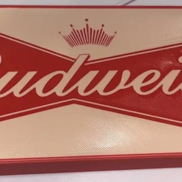 Led Budweiser Light Sign Etsy