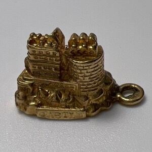 9ct Gold Edinburgh Castle Charm