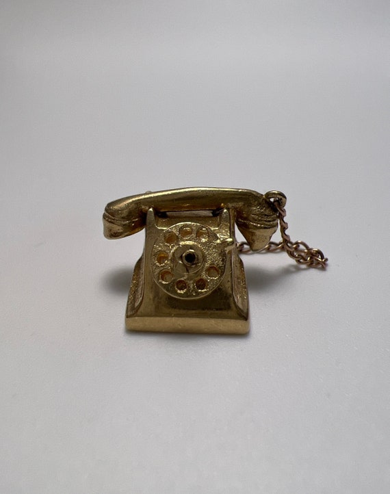 9ct Gold Telephone Charm