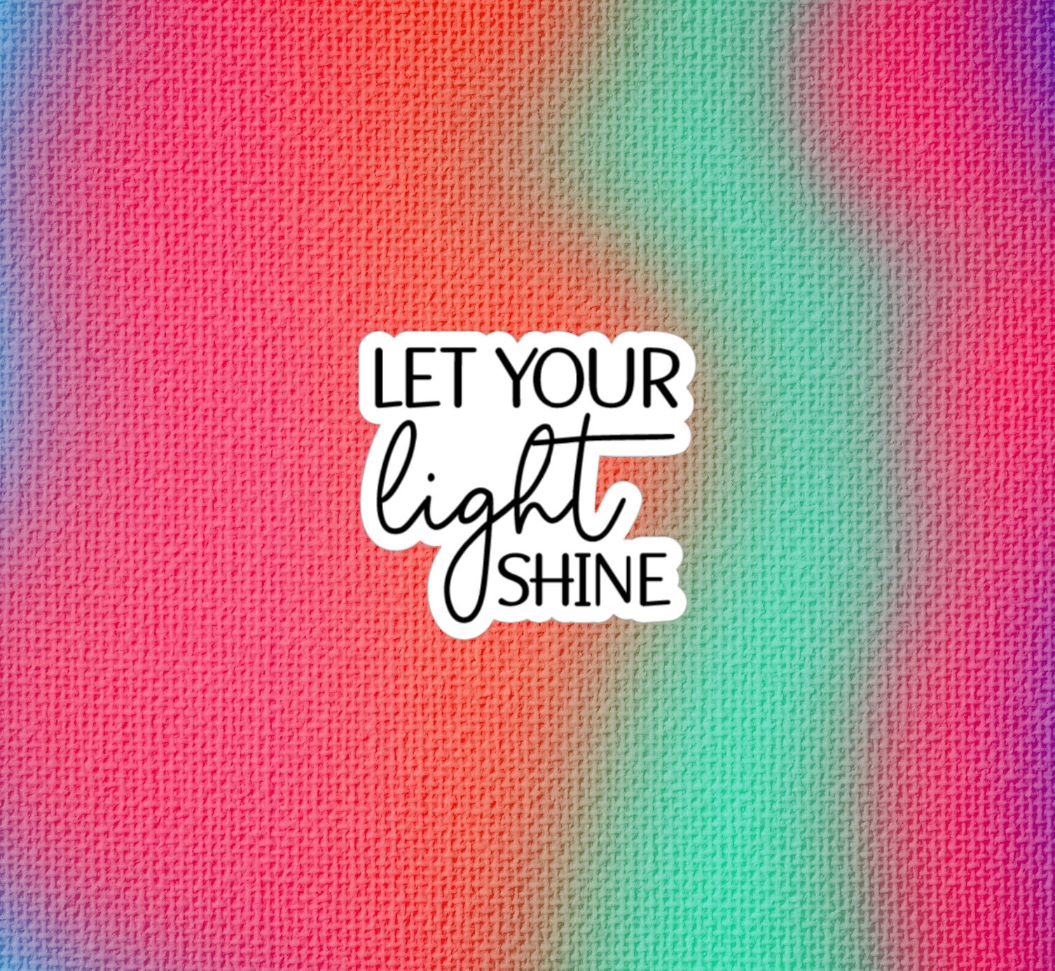 Let Your Light Shine - Bible Sticker - Waterproof - Vinyl - Etsy