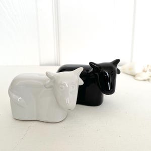 Vintage Ceramic Cow Salt & Pepper Shaker