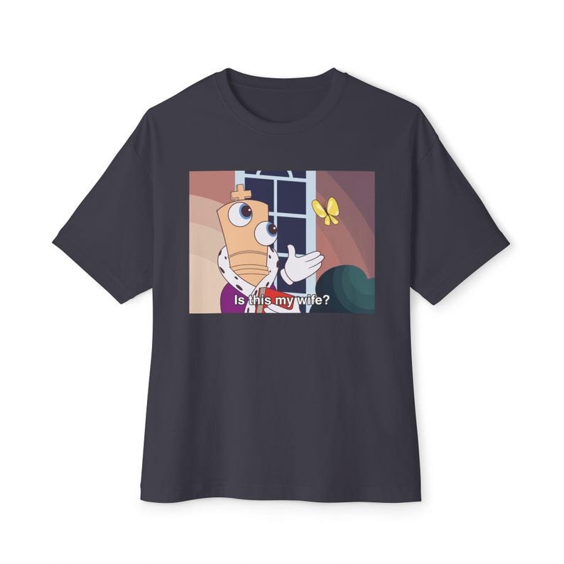 Kinger Butterfly Meme Unisex Oversized T Shirt WITH TEXT - The Amazing Digital Circus image 10