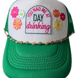 Faux Patch Print Trucker Hat