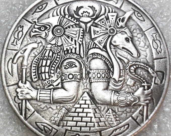 Hobo Coin - Horus & Anubis Egyption Gods Coin - Horus, Anubis, Egyptian ...