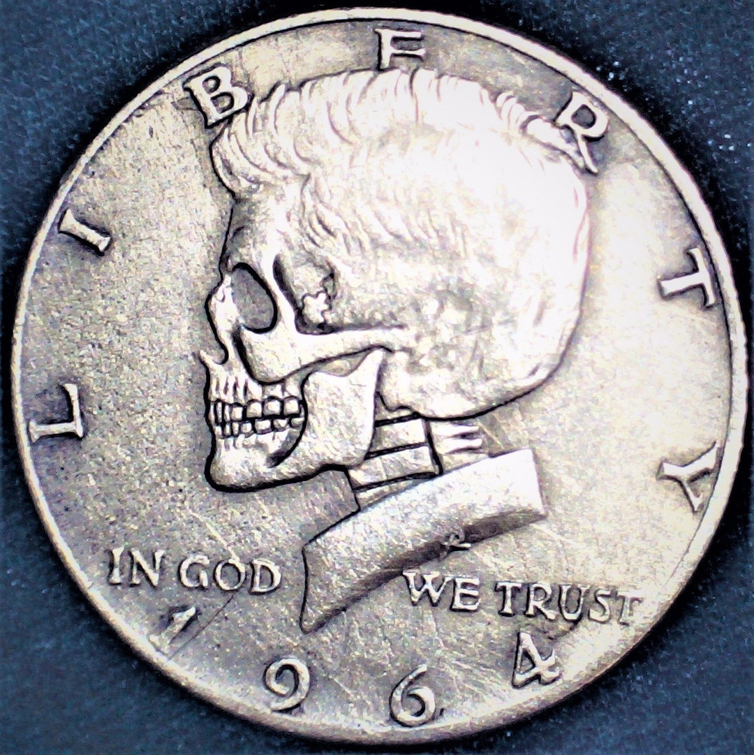 Hobo Nickel Kennedy Skull Head Half Dollar - Etsy Canada