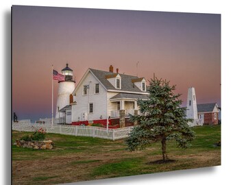 Pemaquid Light, Neuer Hafen, ME | Wanddekor | Bürokunst | Leuchtturm Druck | Meer Leinwand