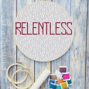 Relentless Cross Stitch Pattern