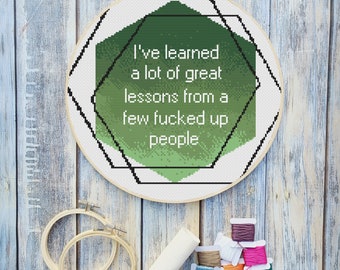 Great Lessons Cross Stitch Pattern
