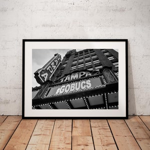 Go Buccaneers Tampa Theatre Photography Fine Art Wall Decor Print