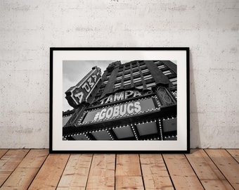 Go Buccaneers Tampa Theatre Photography Fine Art Wall Decor Print