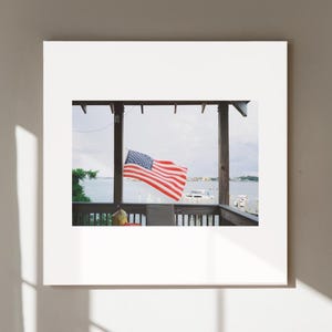 Americana Marina Photography Fine Art Wall Decor Print