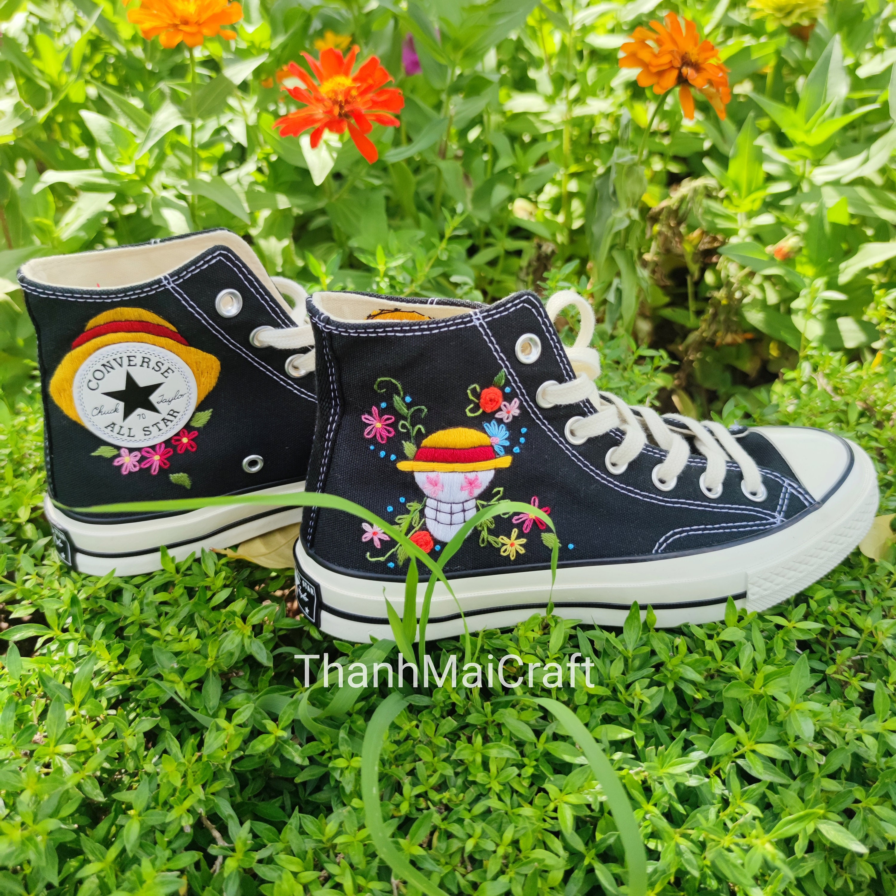 Anime Converse - Etsy Anime Converse - Etsy