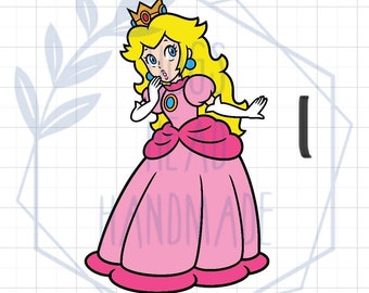 Peach Princess Iron on or Sublimation
