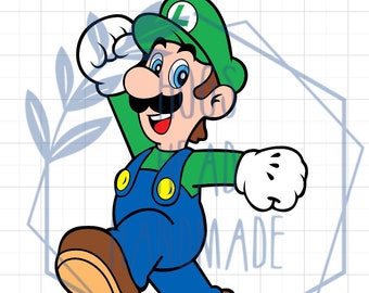 Luigi Iron On or Sublimation