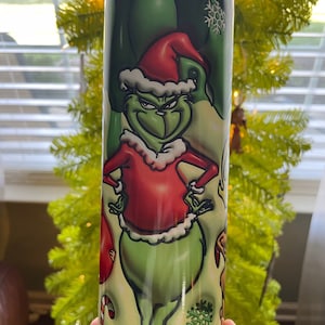 Christmas 20oz Glow In The Dark Tumbler