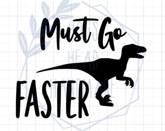 Must Go Faster Iron On