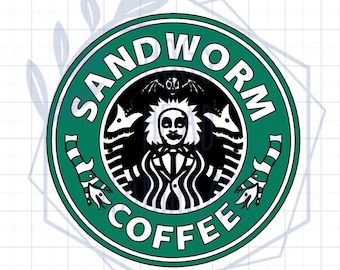 Beetlejuice Sandworm Coffee Iron en