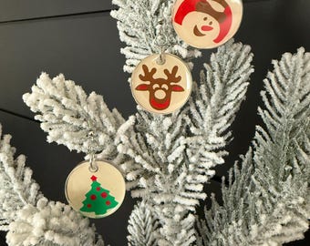 クリスマスクッキーイヤリング