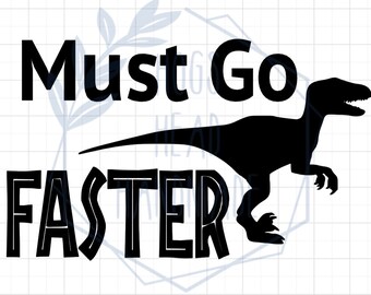 Must Go Faster Iron On