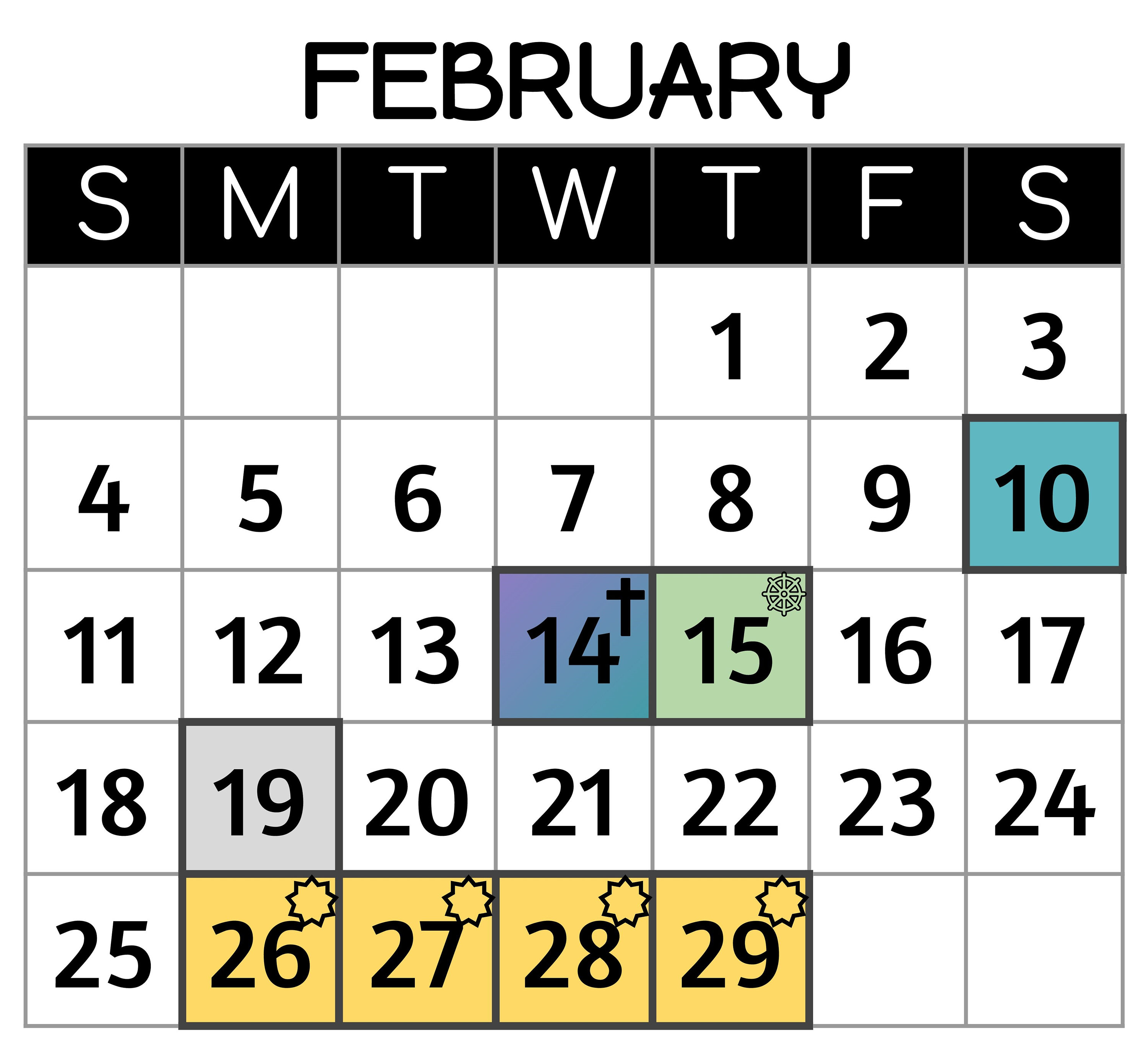 INTERFAITH 2024 CALENDAR Downloadable Etsy