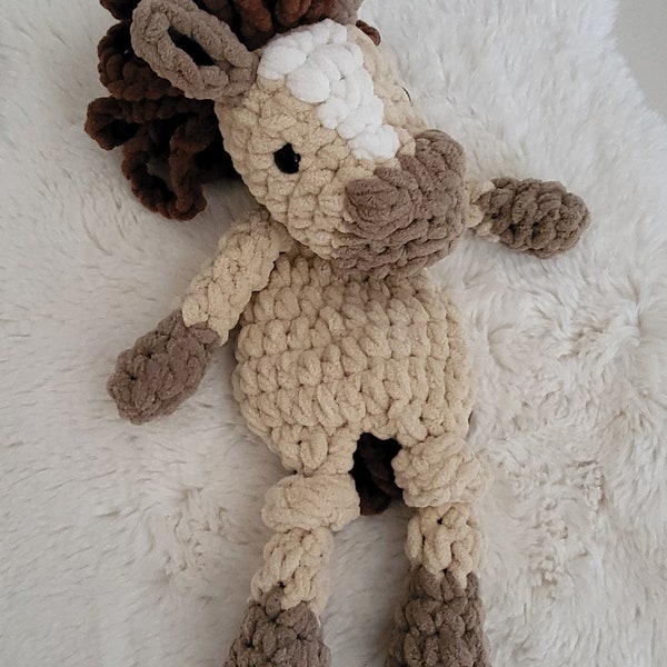 Douillette poney cheval prête à être expédiée, doudou câlin, cadeau Lovey