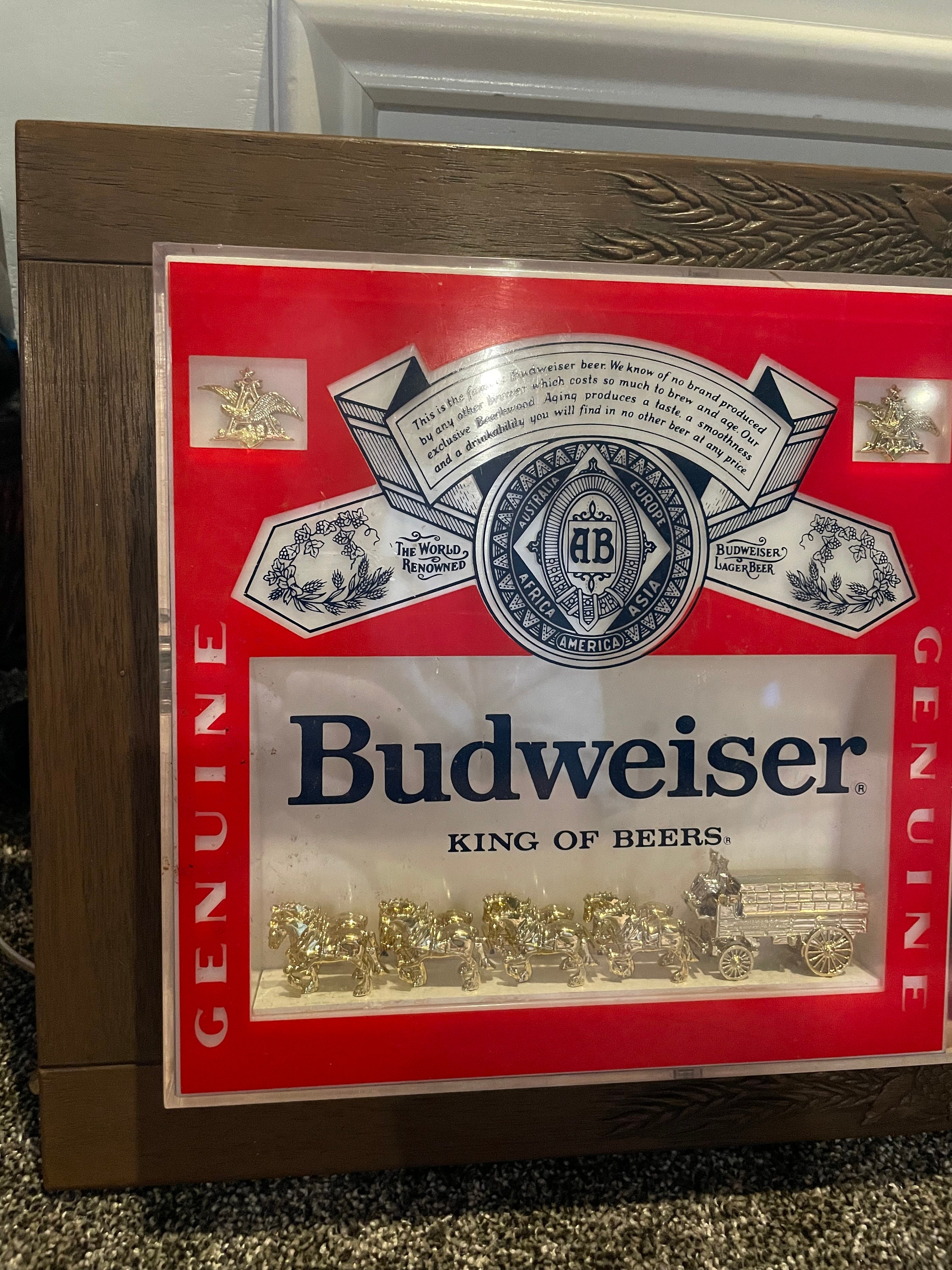 Vintage Budweiser Sign Value - ouqv9f6
