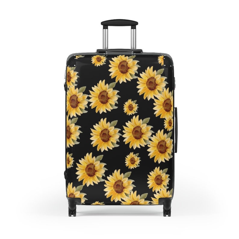 sunflower suitcase