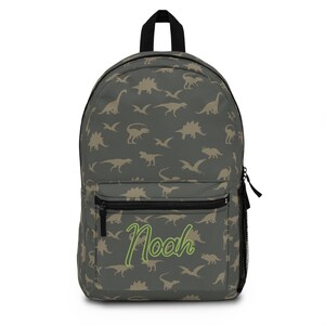 Sac à dos dinosaure, cartable personnalisé, cartable pour garçon, sac à dos T Rex, sac de rentrée pour garçon, sac à main dinosaure, sac à dos prénom