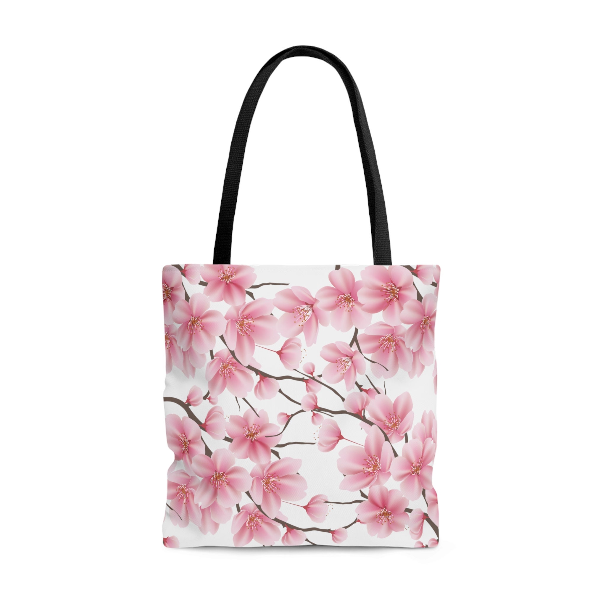 Travel Tote Bag - Japanese Cherry Blossoms & Mt. Fuji - SierrasFavorite