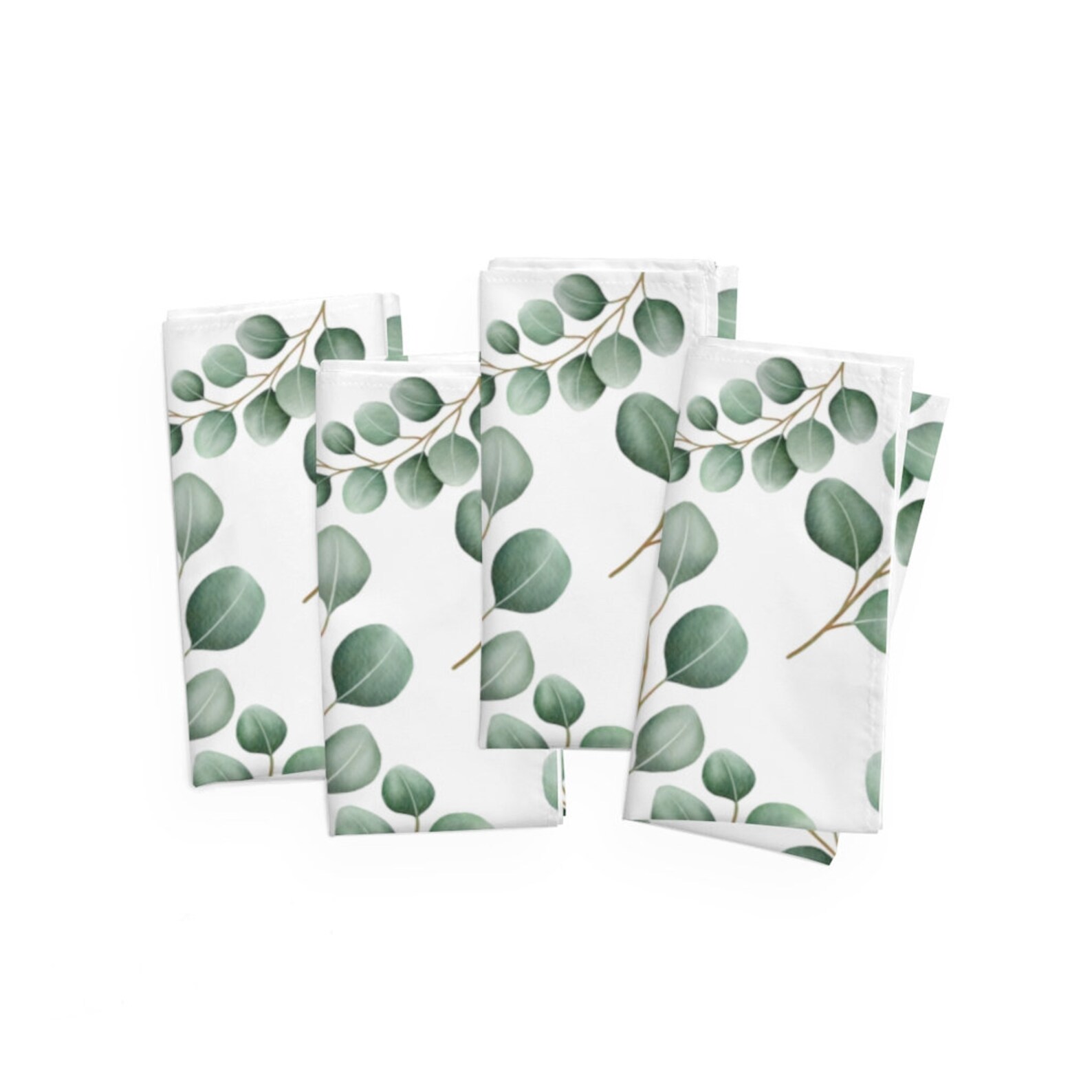 Eucalyptus Napkins Botanical Napkins Eucalyptus Gifts Etsy