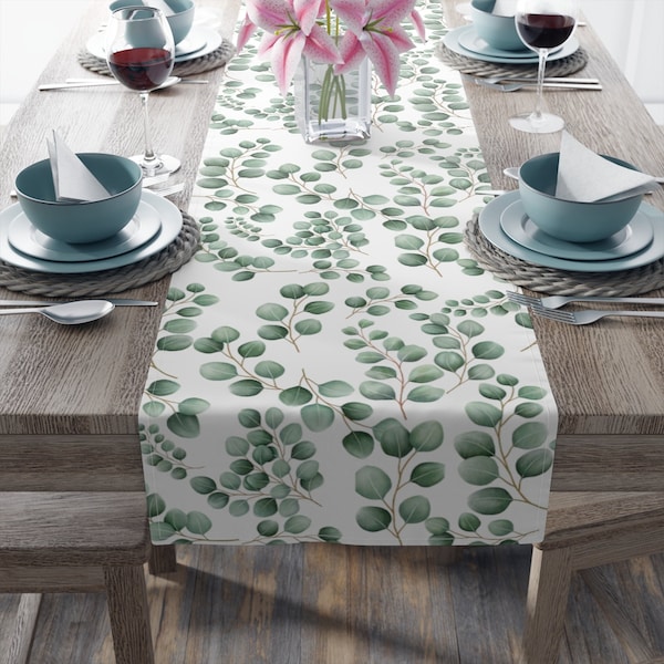 Eucalyptus Table Runner Etsy