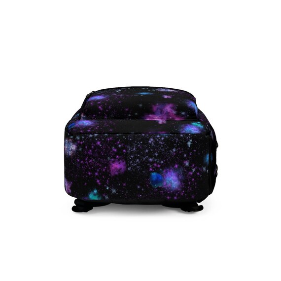 Sac à Dos Enfant Galaxie Bleu - 42x31x17 Cm, Léger, Compartiment Ordinateur - École, Voyage, Ado - 5