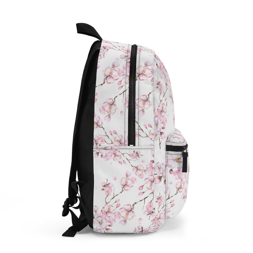 Girls Bookbag, Cherry Blossom Backpack, Pink School Bag  display picture 3