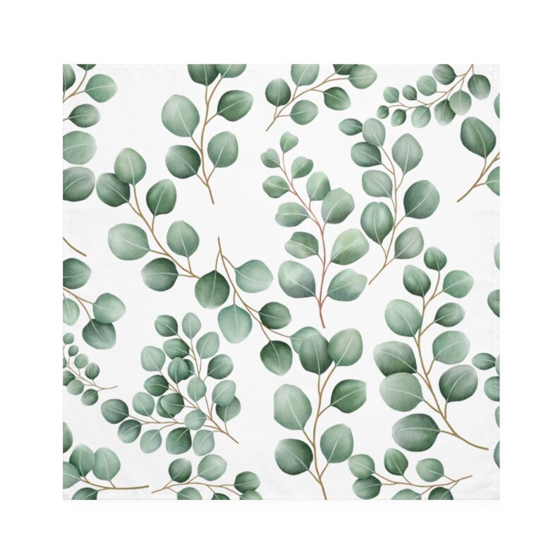 Eucalyptus Napkins Botanical Napkins Eucalyptus Gifts Etsy