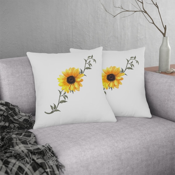 Yellow Floral Patio Cushions Etsy