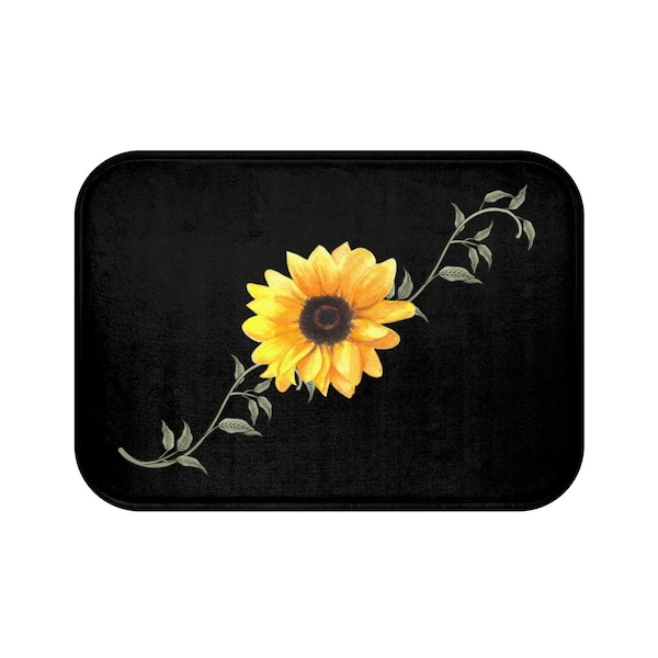 Sunflower Bathroom Etsy
