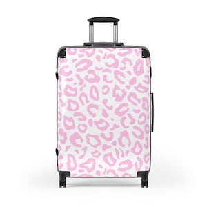 Leopard print luggage set for sale hotsell