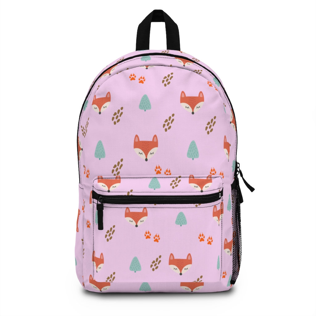Cute Fox Pattern Kids Backpack - Toddler Preschool Bookbag For Boys & Girls