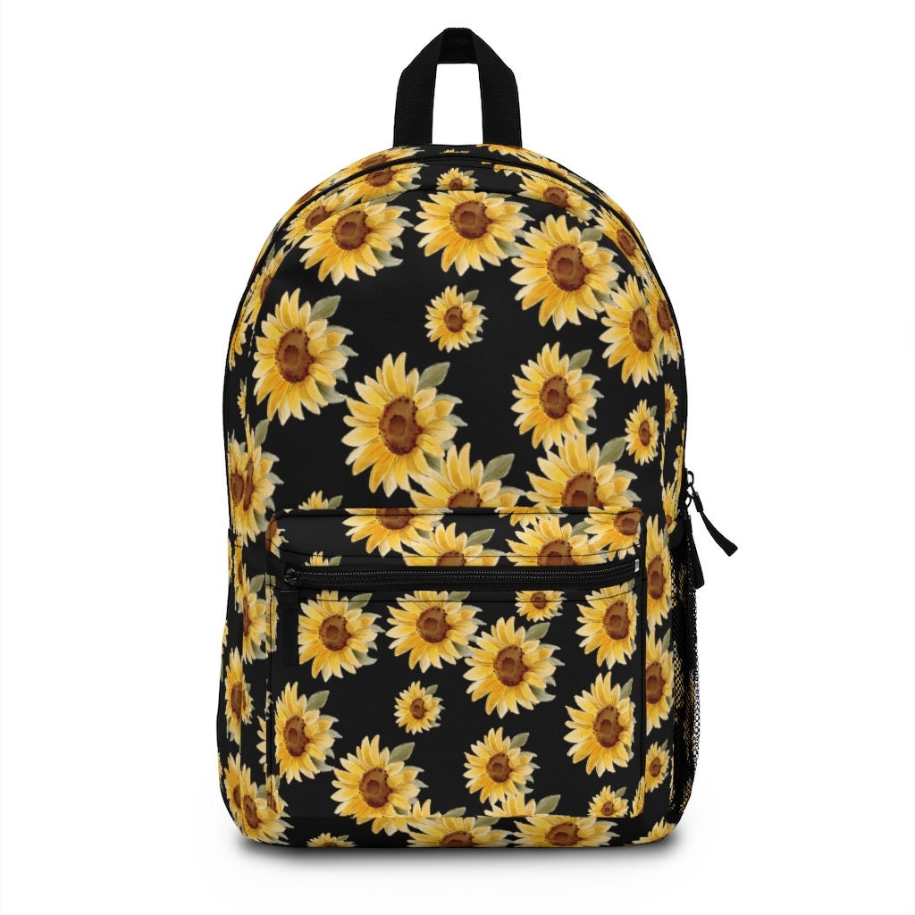 Cute sunflower backpacks sale