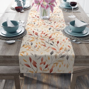 Fall Colors Table Runner, Fall Leaves Table Runner, Autumn Table Decor, Thanksgiving Table Runner, Autumn Decor, Fall Decor