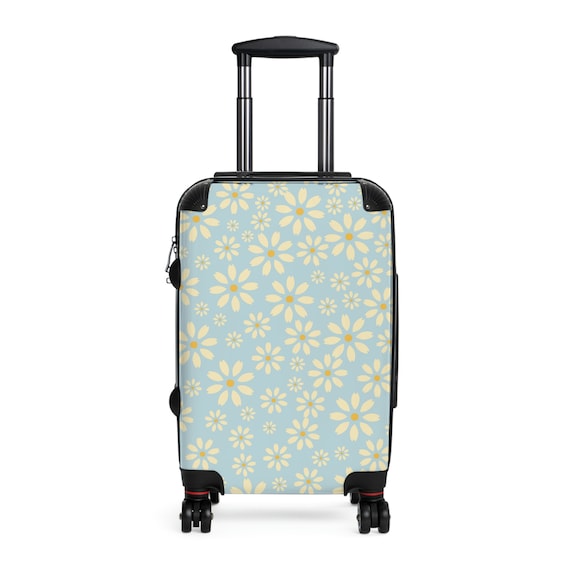 Buy Daisy Suitcase, Blue Luggage, Custom Suitcase, Floral Travel Bag, Daisy  Travel Bag, Daisy Carry on Bag, Women's Suitcase, Wheeled Suitcase Online  in India 