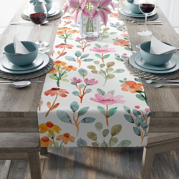 Spring Table Runner - Etsy